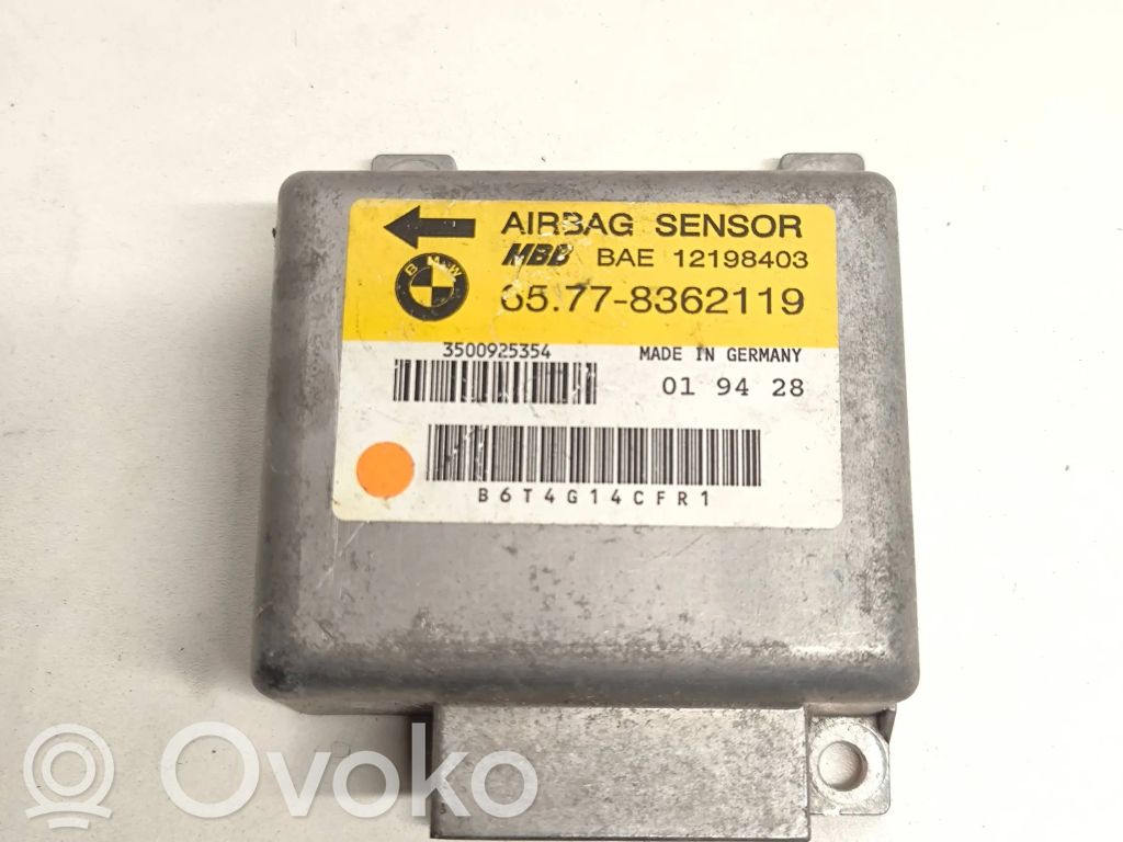 Unidad de control/módulo del Airbag   8362119,3500925354,12198403,578362119