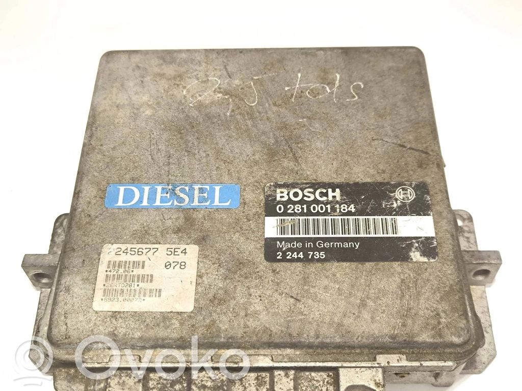 Engine control unit/module   0281001184,2244735,245677