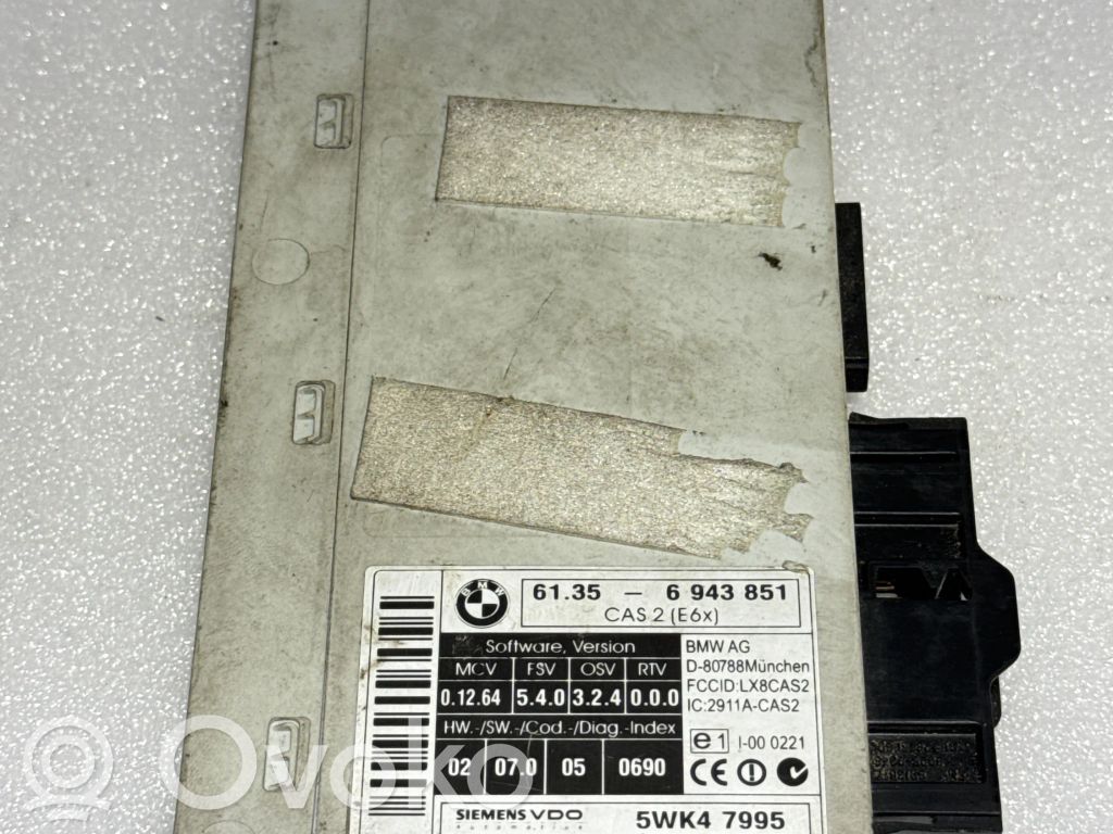 Unidad de control/módulo del CAS   6943851,5WK47995,2911ACAS2