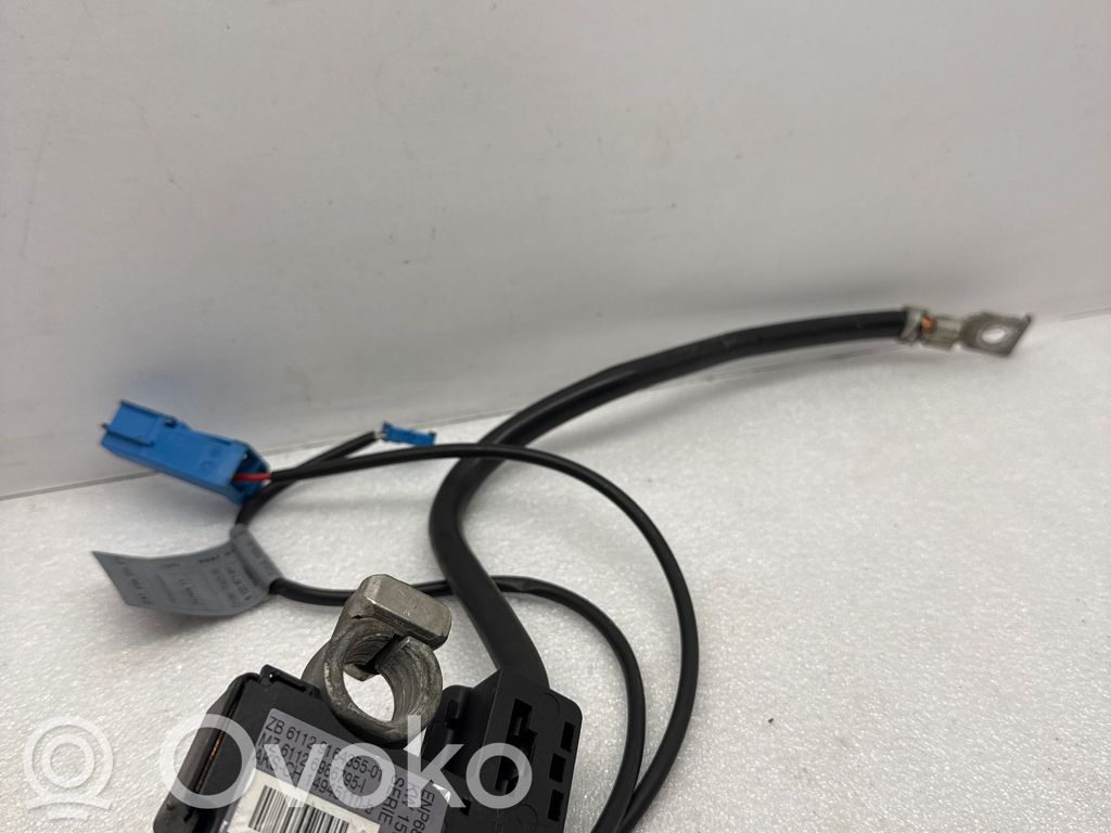 Negative earth cable (battery)   9164355,14945110B,6986795,61126944683,61126948335,61126957648,61126970684,61127618677,61129115502,61129134855,61129164355,61129184208,61129215953,6944683,6948335,6957648,6970684,7618677,9115502,9134855,9184208,9215953