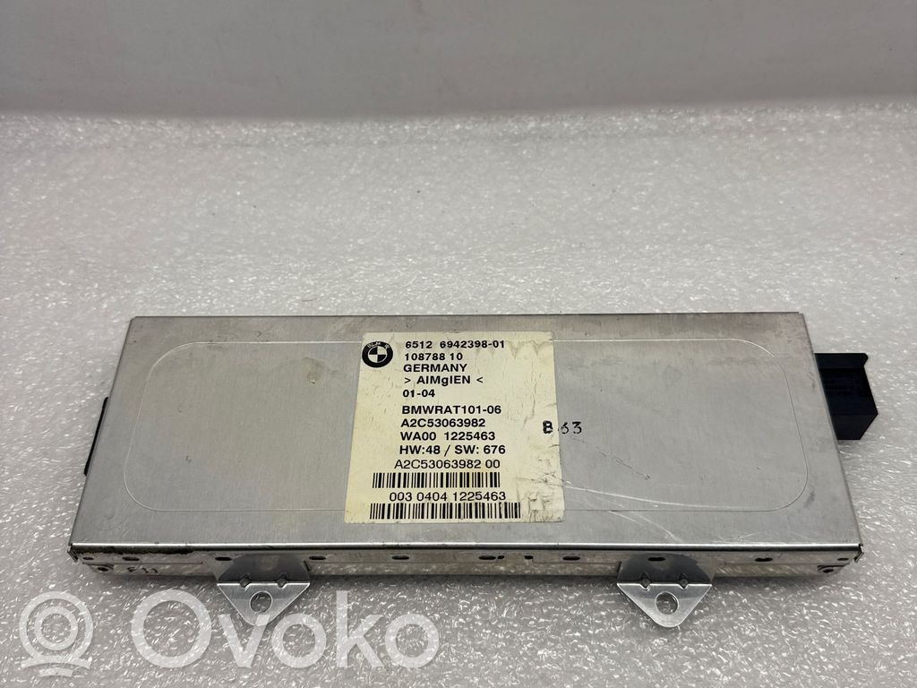 BMW 7 E65 E66 Antenos valdymo blokas 
