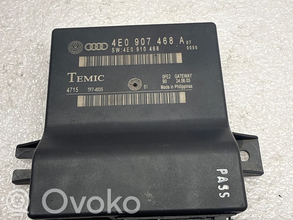 Módulo de control Gateway   4E0907468A,4E0910468