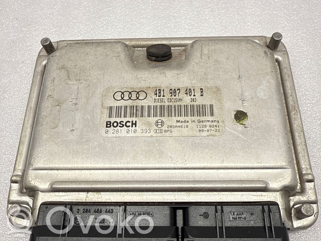 Engine control unit/module   4B1907401B,28SA4618,0281010393
