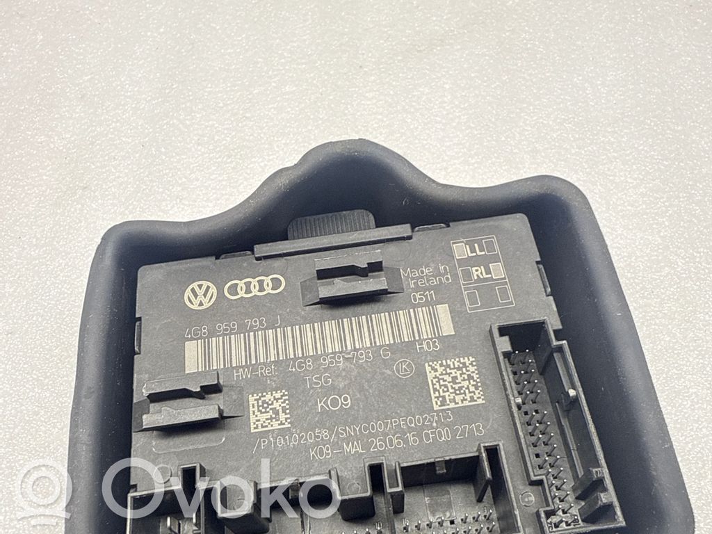 Audi A6 C7 Unité de commande module de porte 