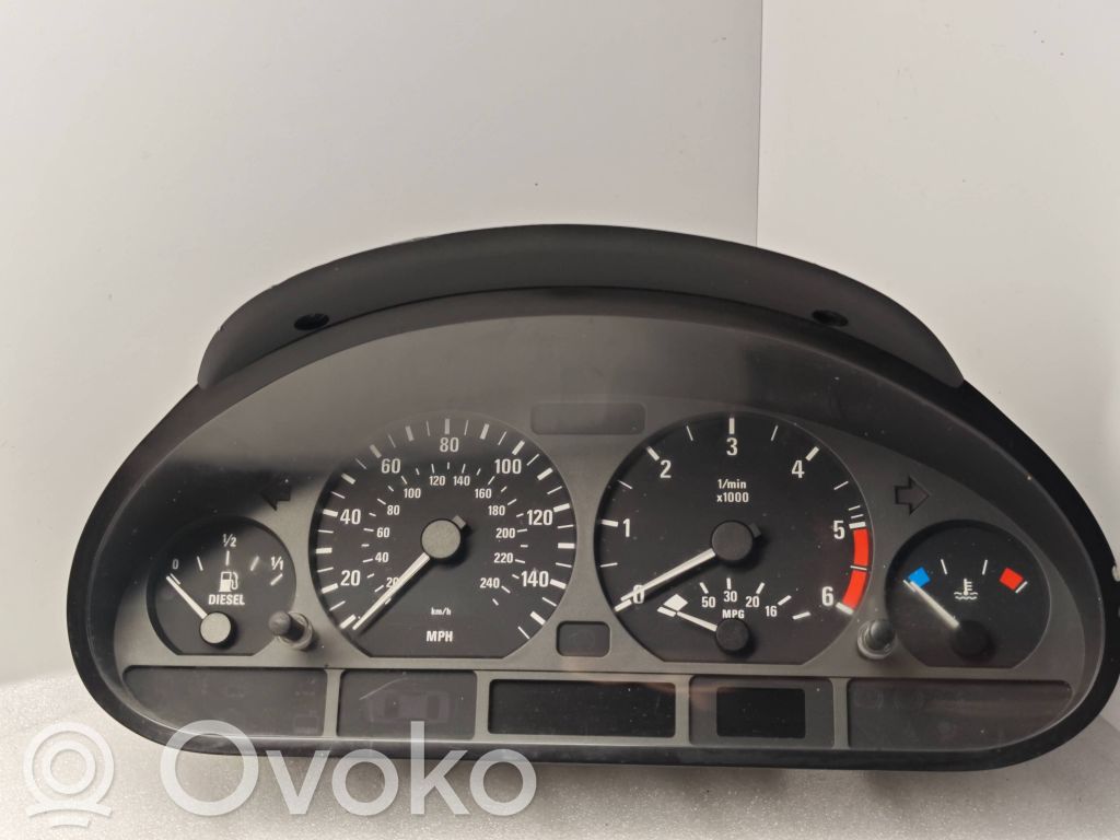 BMW 3 E46 Spidometrs (instrumentu panelī) 