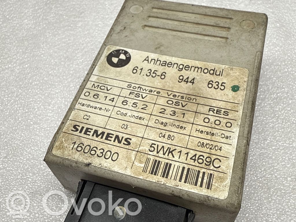 BMW 5 E60 E61 Tow bar trailer control unit/module 