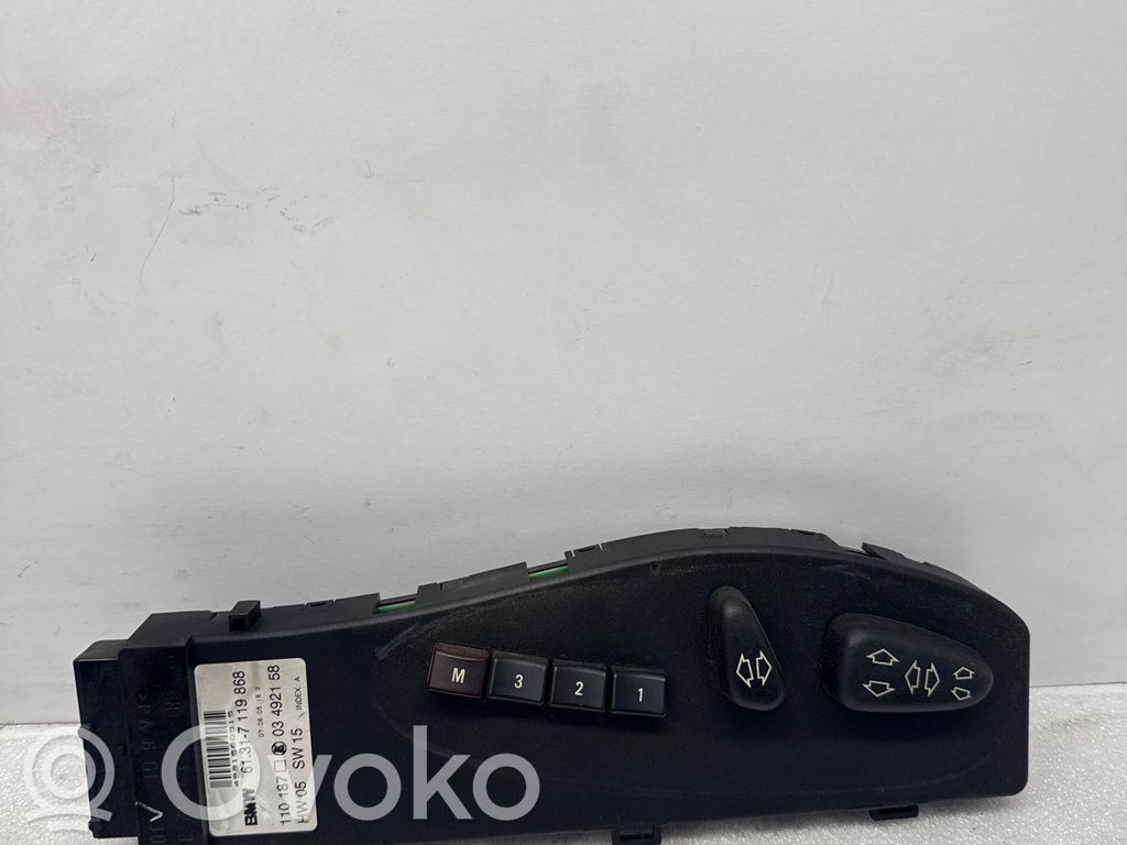 BMW X5 E53 Seat control switch 