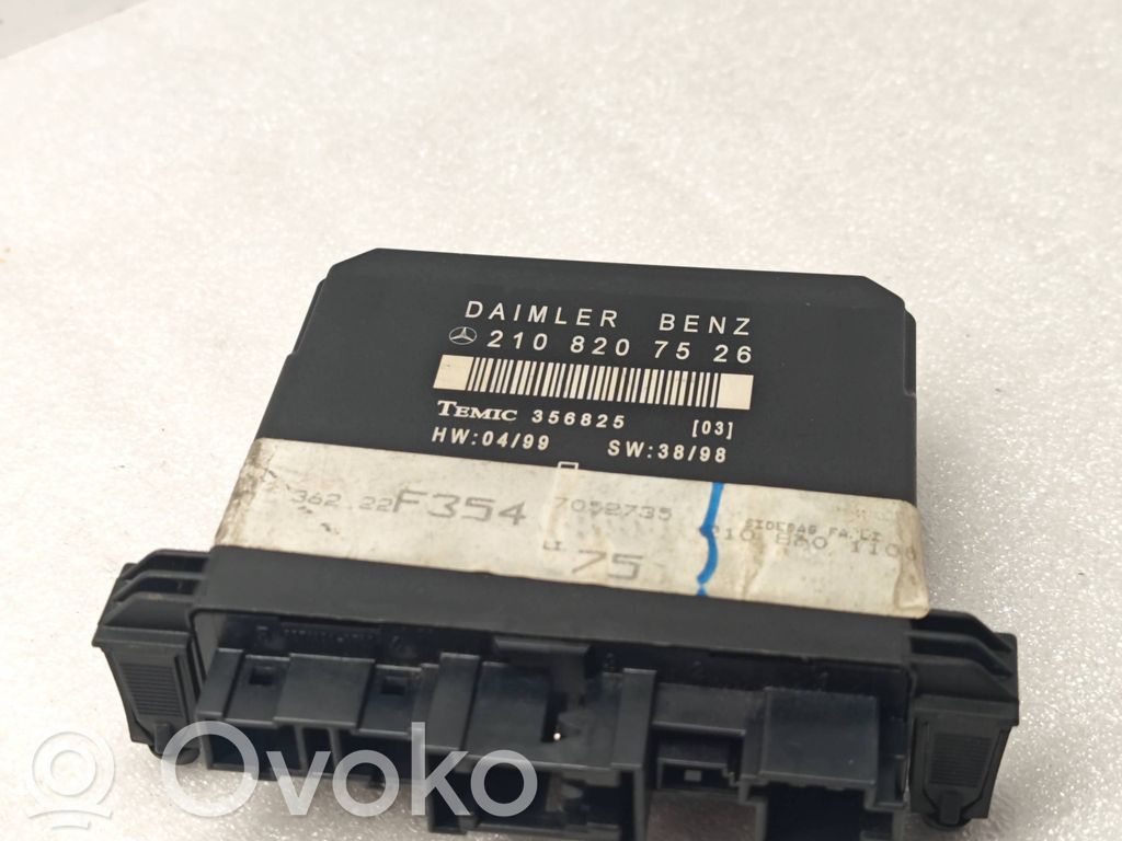 Mercedes-Benz E W210 Centralina/modulo portiere 