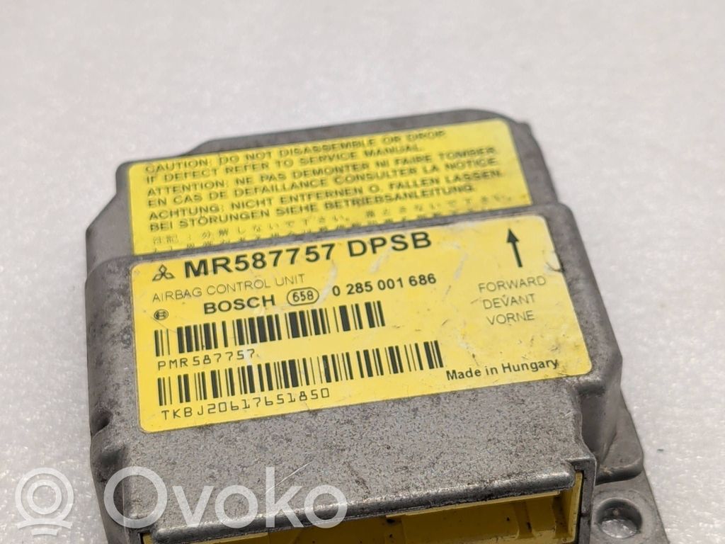 Mitsubishi Colt Sterownik / Moduł Airbag 
