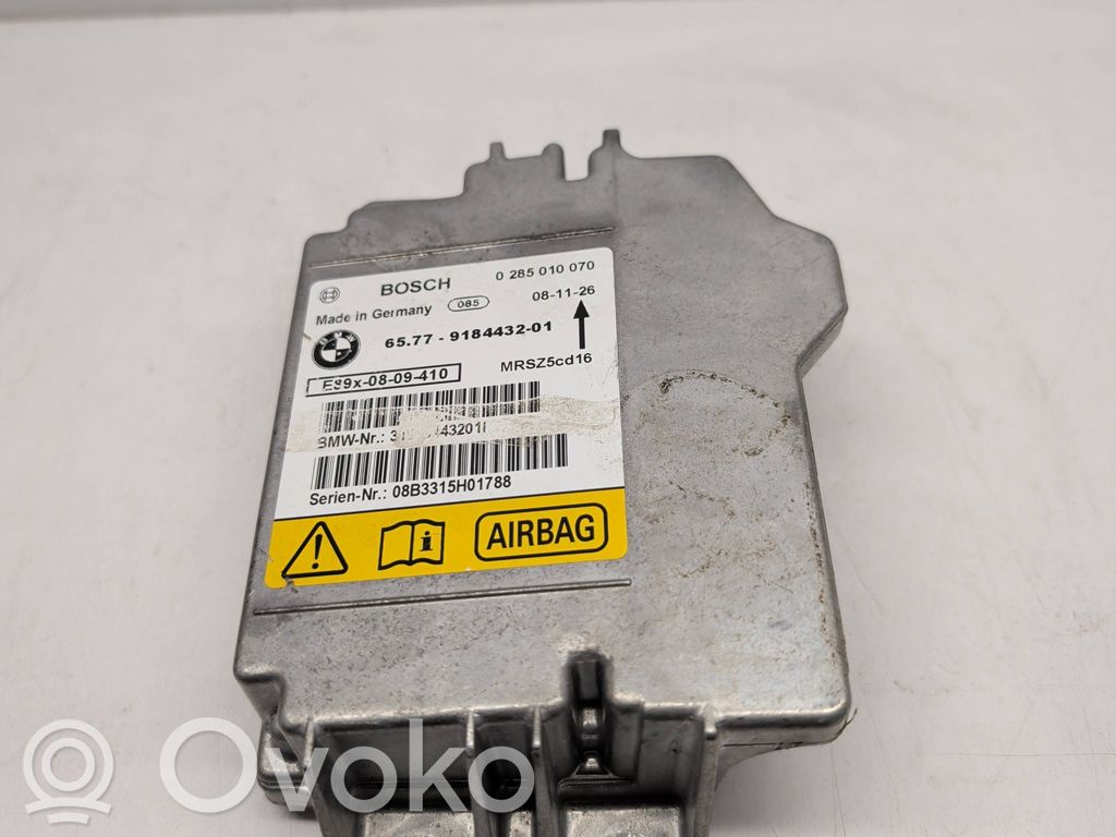 Unidad de control/módulo del Airbag   9184432,0285010070,MRSZ5CG16
