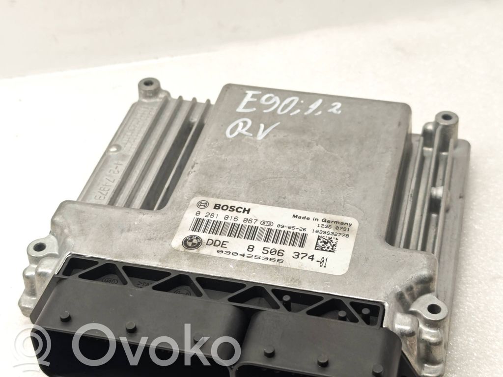 BMW 3 E90 E91 Unitate/modul de control motor 