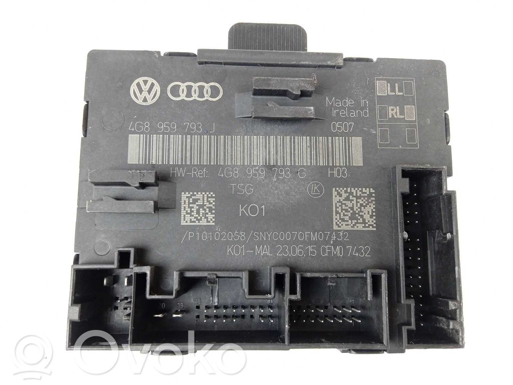 Audi A6 C7 Unité de commande portail