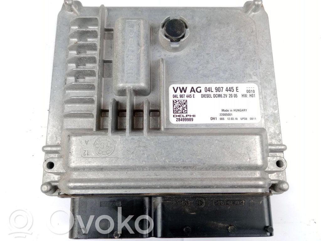 Engine control unit/module   04L907445E,04L906056RA