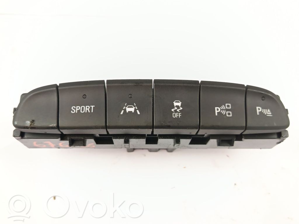 Opel Astra K Interruptor de la calefacción de la luna/parabrisas 