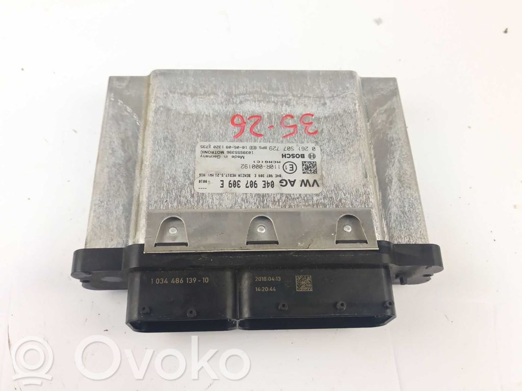 Unidad de control/módulo del motor   04E907309E