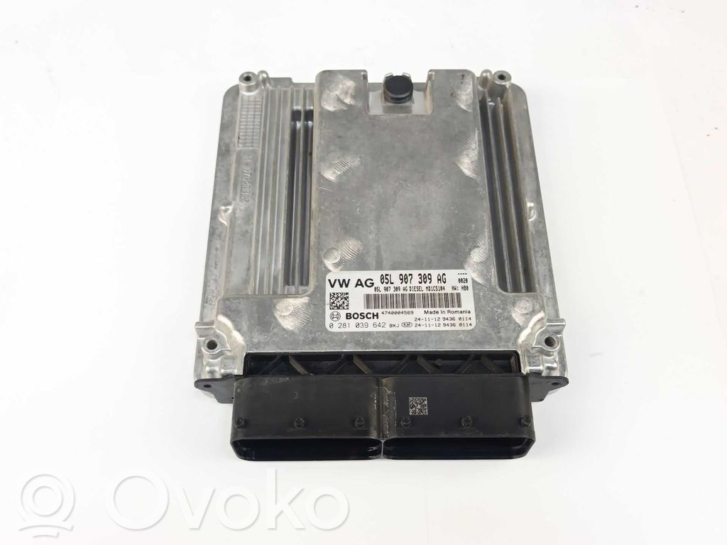 Engine control unit/module   05L907309AG,0281039642