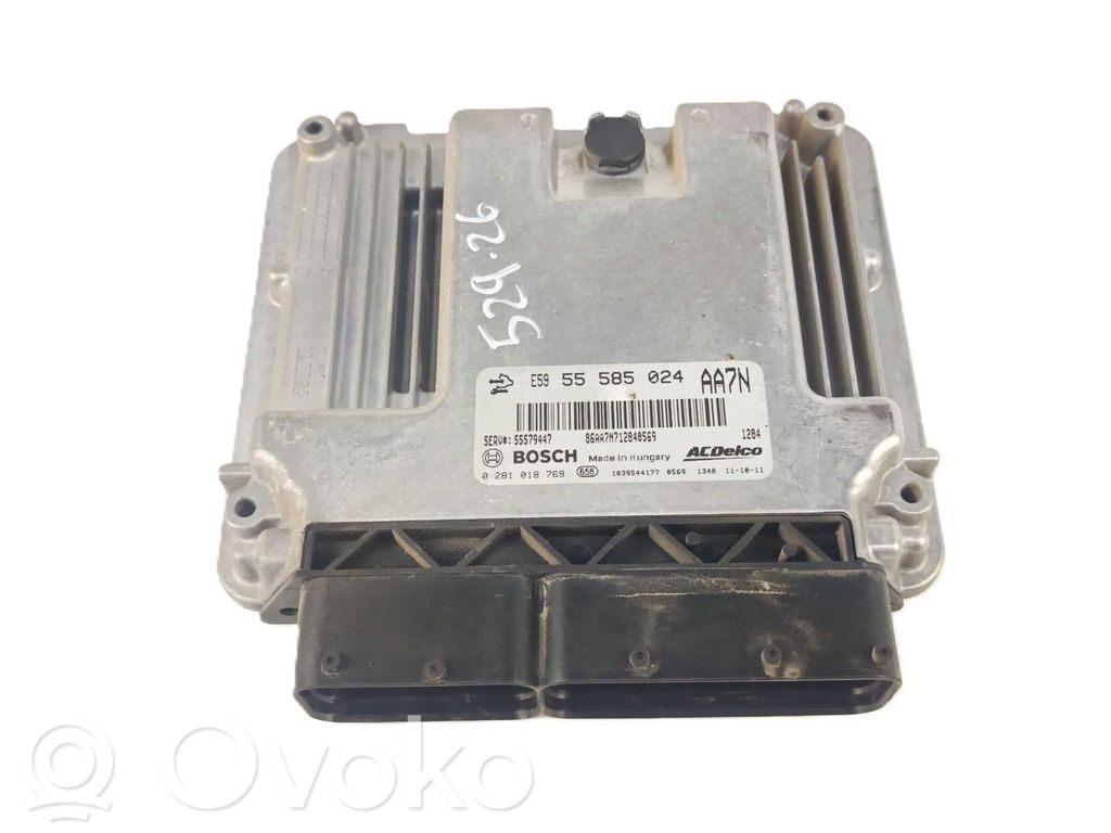 Unidad de control/módulo del motor   55585024,0281018769