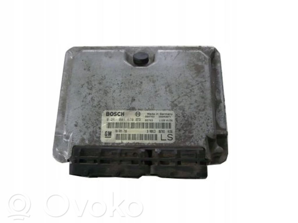 Opel Astra G Engine control unit/module 