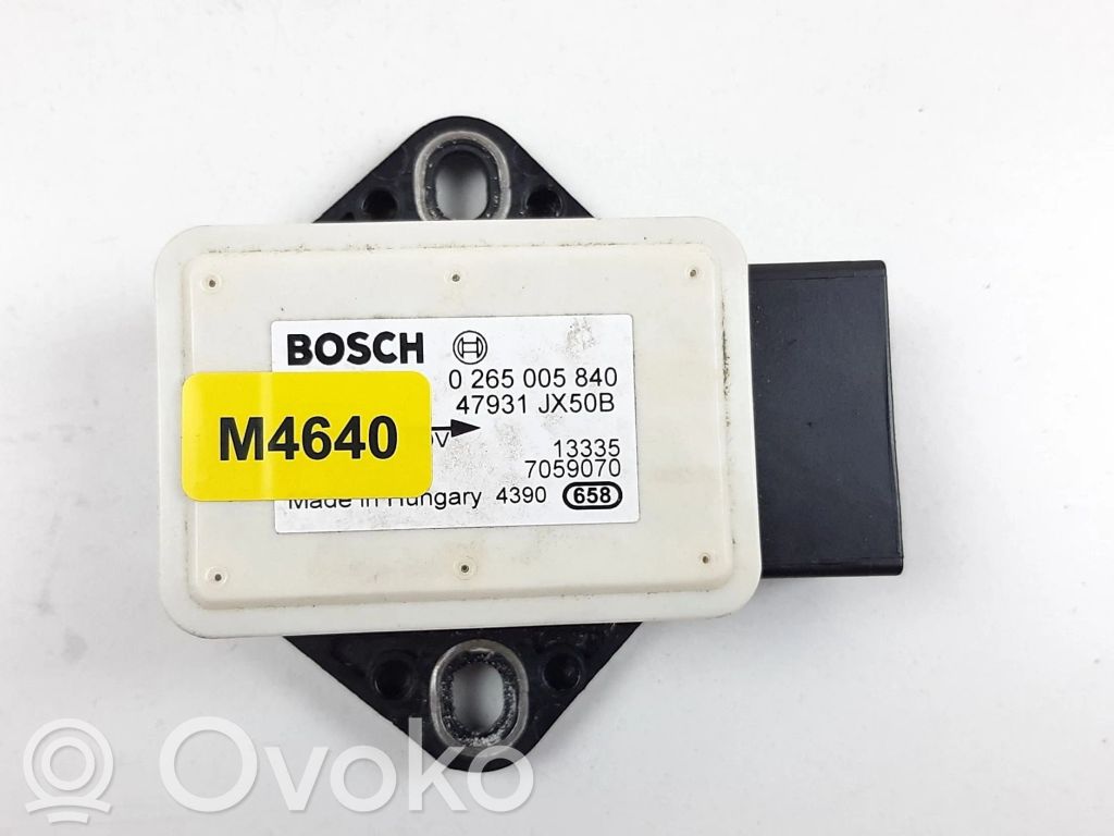 Nissan NV200 Sensor ESP de aceleración de frecuencia del intermitente 