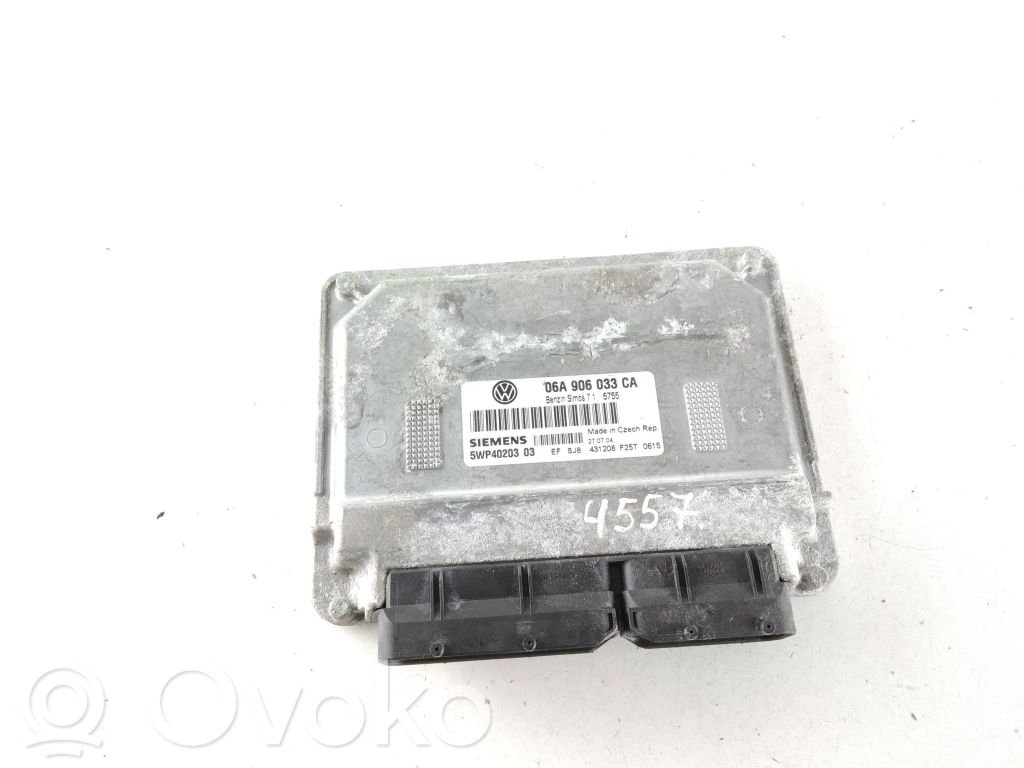 Engine control unit/module   06A906033CA,5WP4020303