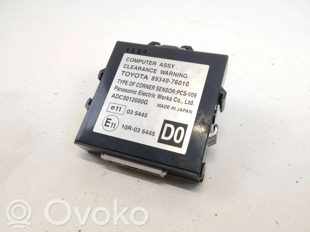 Sterownik / Moduł parkowania PDC   8934076010,10R035445,ADC3012000G,035445