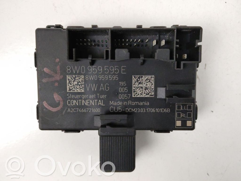 Audi A4 S4 B9 Door control unit/module 