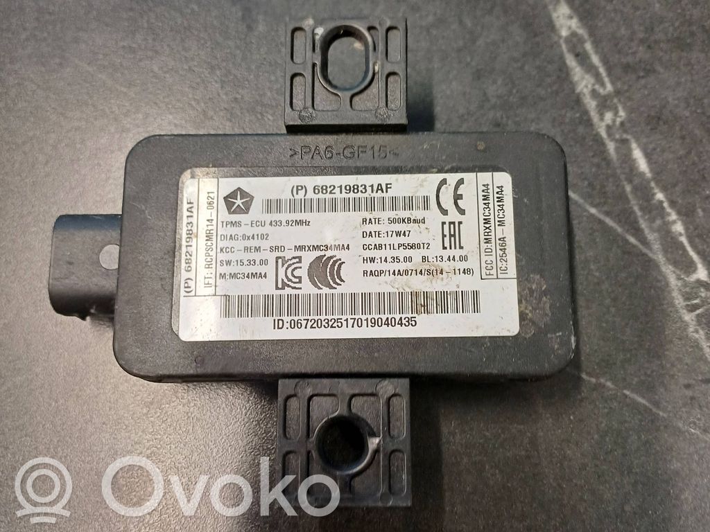 Dodge Challenger Module de pression des pneus 