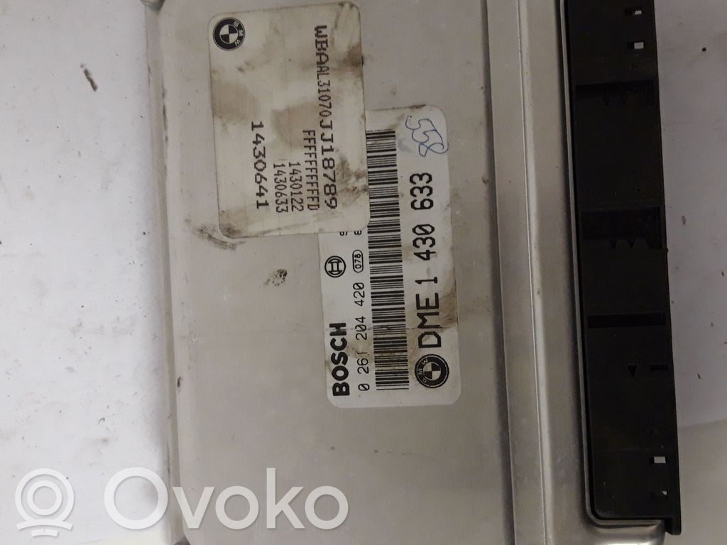 BMW 3 E46 Dzinēja vadības bloks 