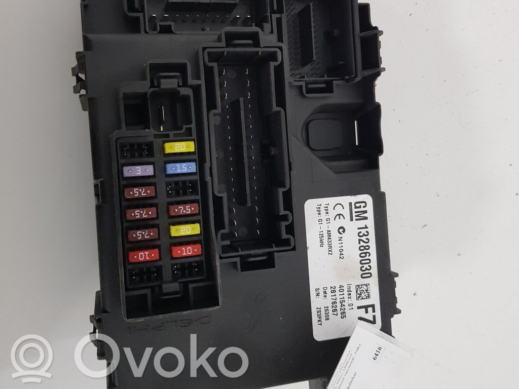 Opel Corsa D Drošinātāju bloks 
