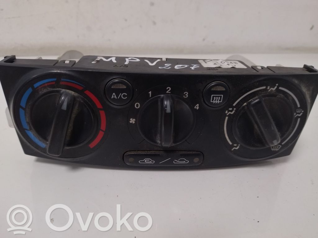 Mazda MPV Ilmastoinnin ohjainlaite 