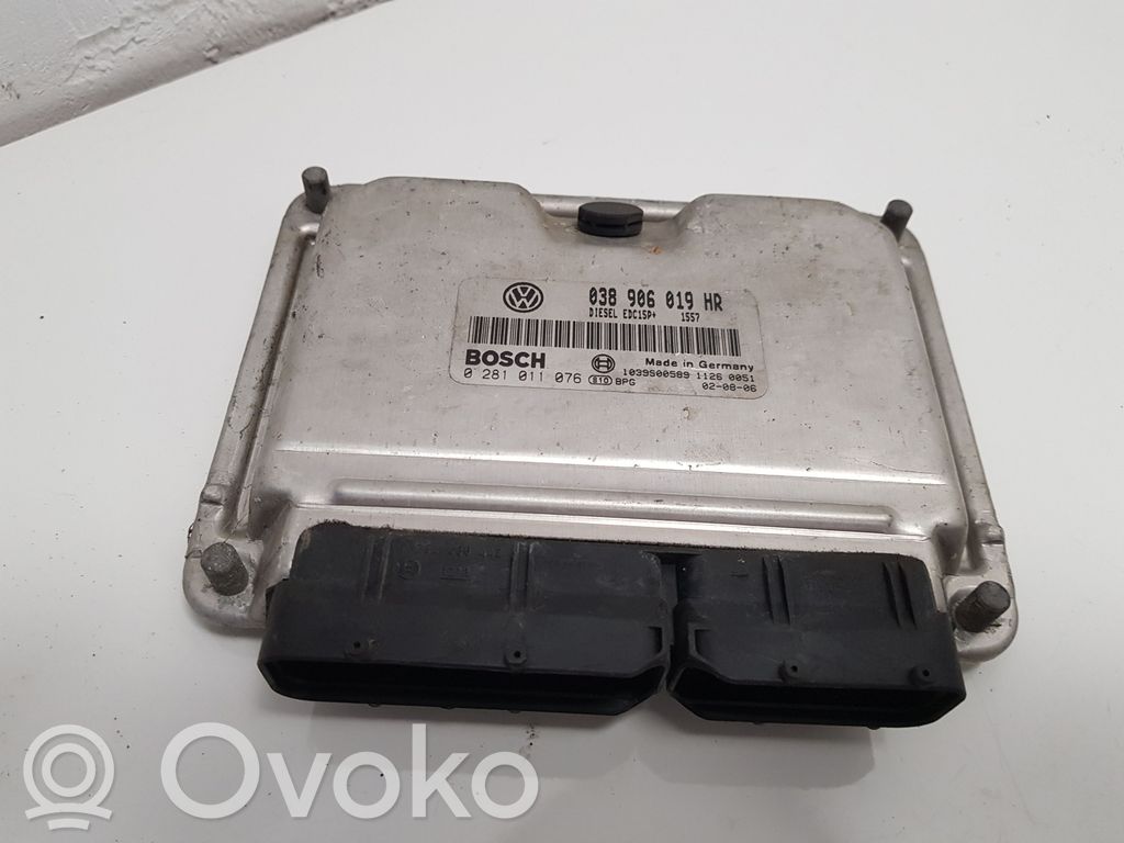 Engine control unit/module   038906019HR,0281011076