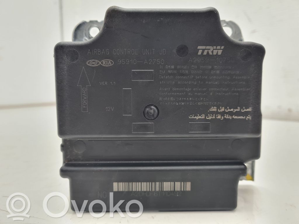 KIA Ceed Airbag control unit/module 