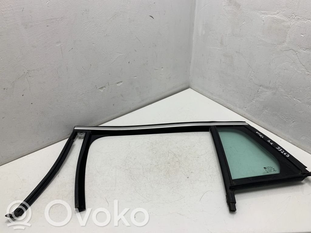 Opel Astra K Listwa / Uszczelka szyby drzwi tylnych 