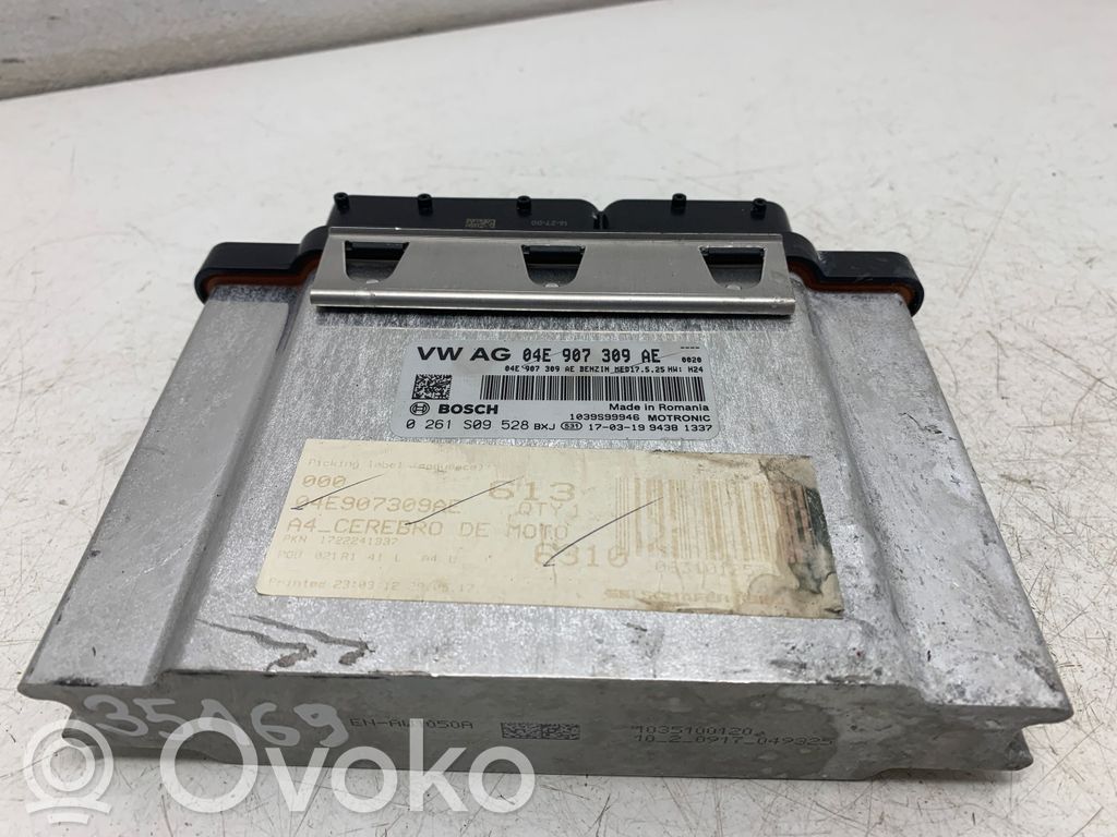 Engine control unit/module   04E907309AE,0261S09528,04E907309AE
