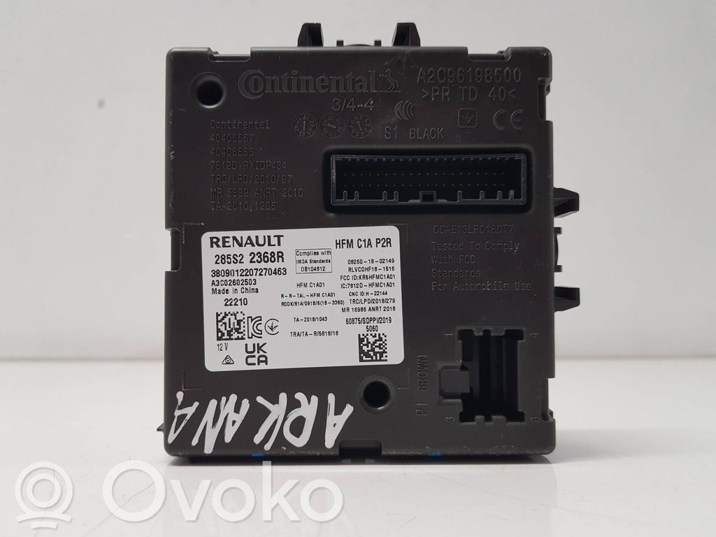 Renault Arkana Other control units/modules 