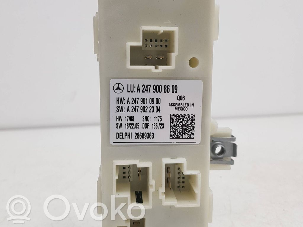 Tailgate/trunk control unit/module   A2479008609,A2479010900,A2479022304