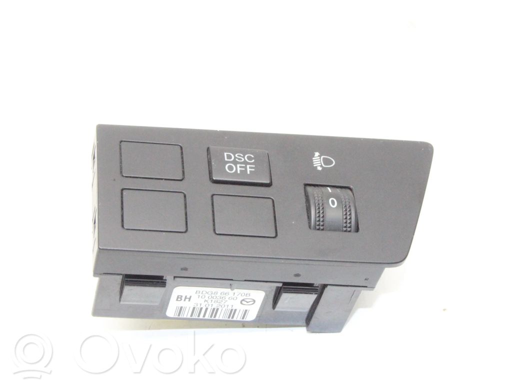 Mazda 3 II Headlight level height control switch 