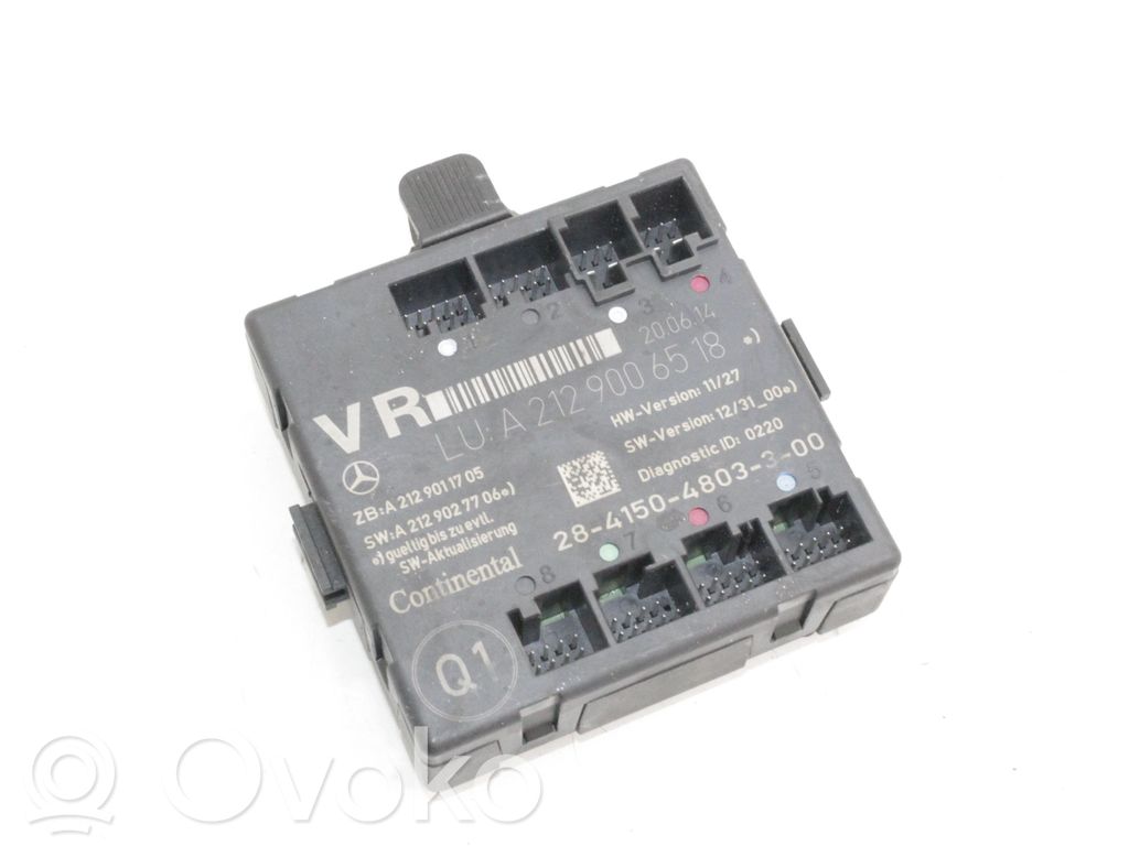 Unité de commande module de porte   A2129006518