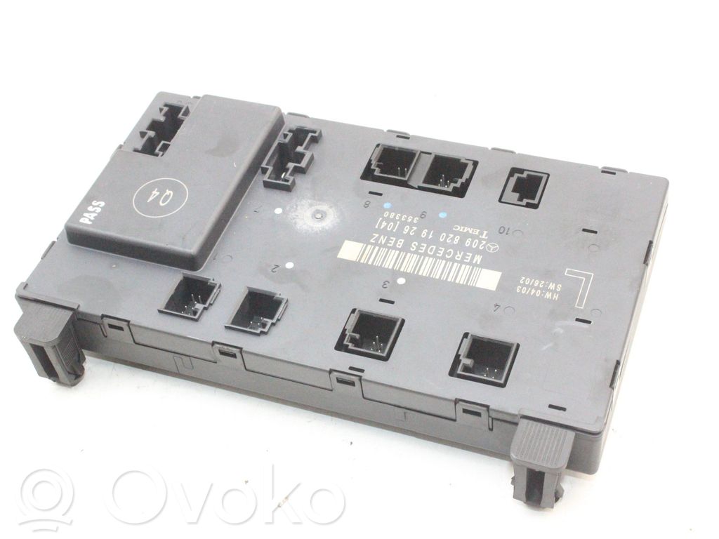 Mercedes-Benz CLK A209 C209 Centralina/modulo portiere