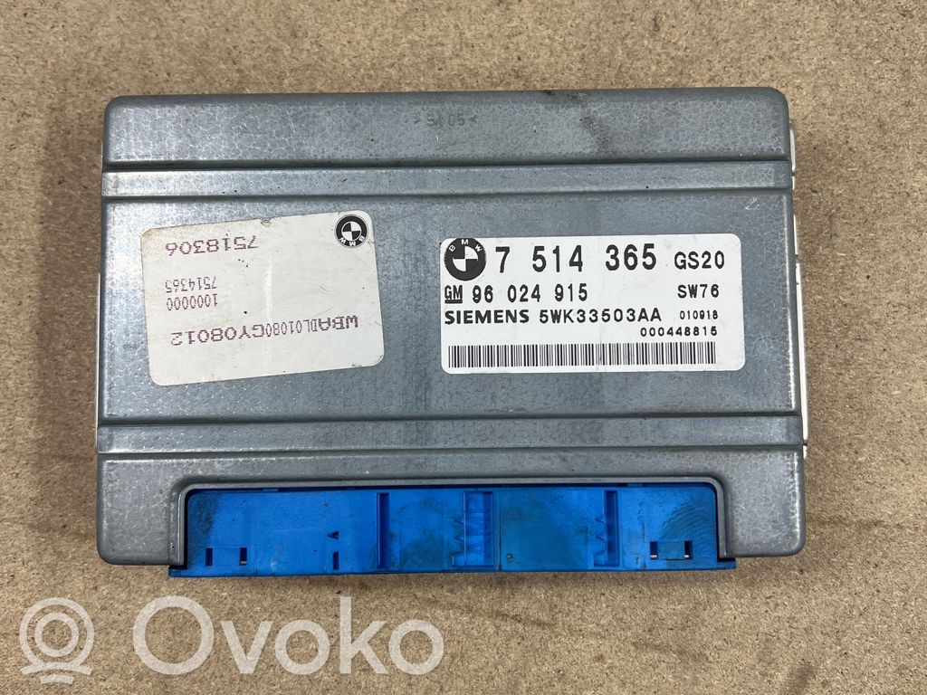 Gearbox control unit/module   7514365,5WK33503AA,96024915