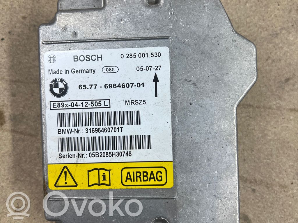 BMW 3 E90 E91 Unidad de control/módulo del Airbag 
