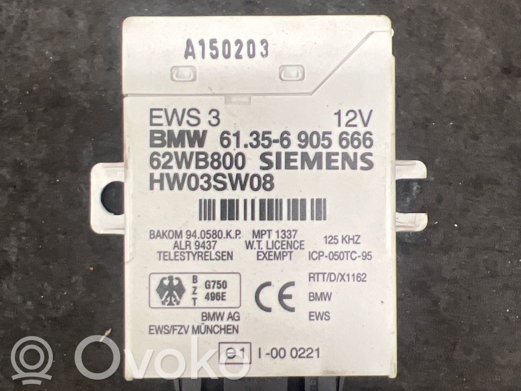 Immobilizer control unit/module   A150203,62WB800,HW03SW08,61356905666