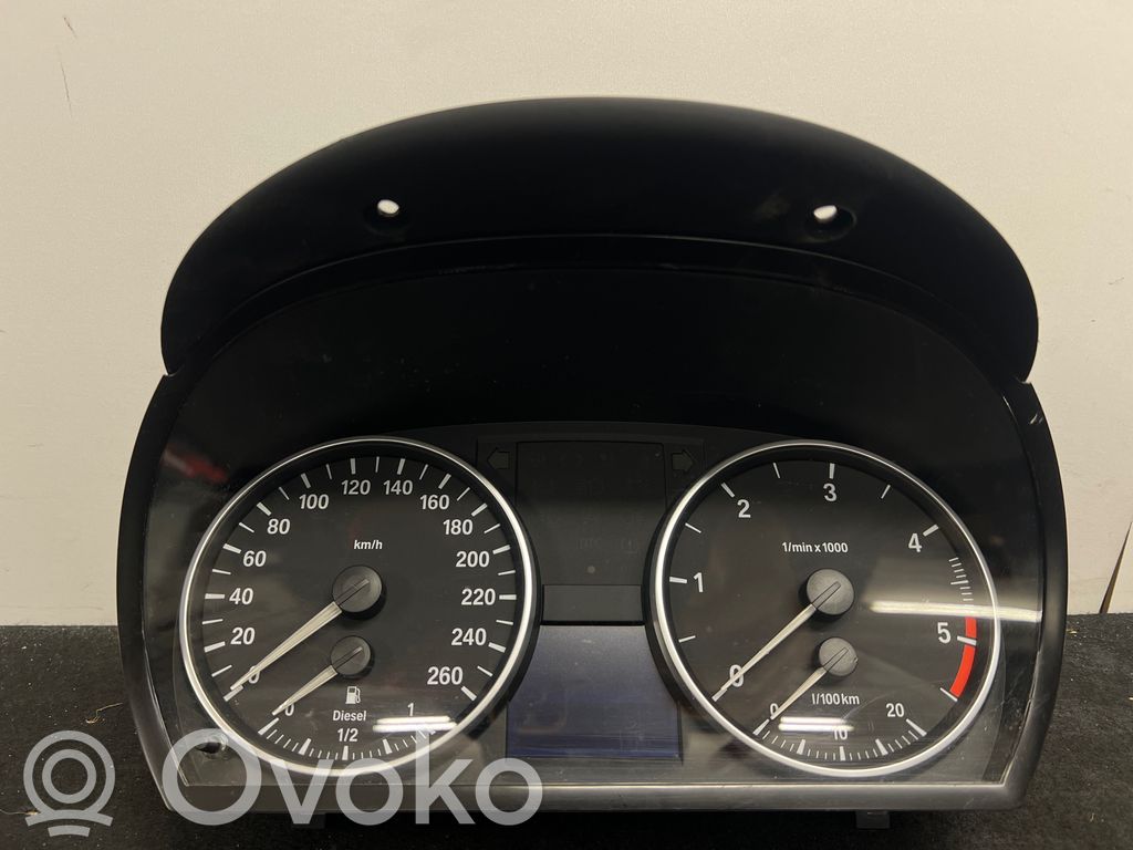 BMW 3 E90 E91 Speedometer (instrument cluster) 