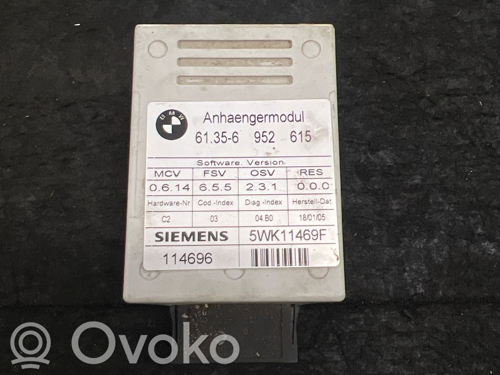 BMW 5 E60 E61 Tow bar trailer control unit/module 