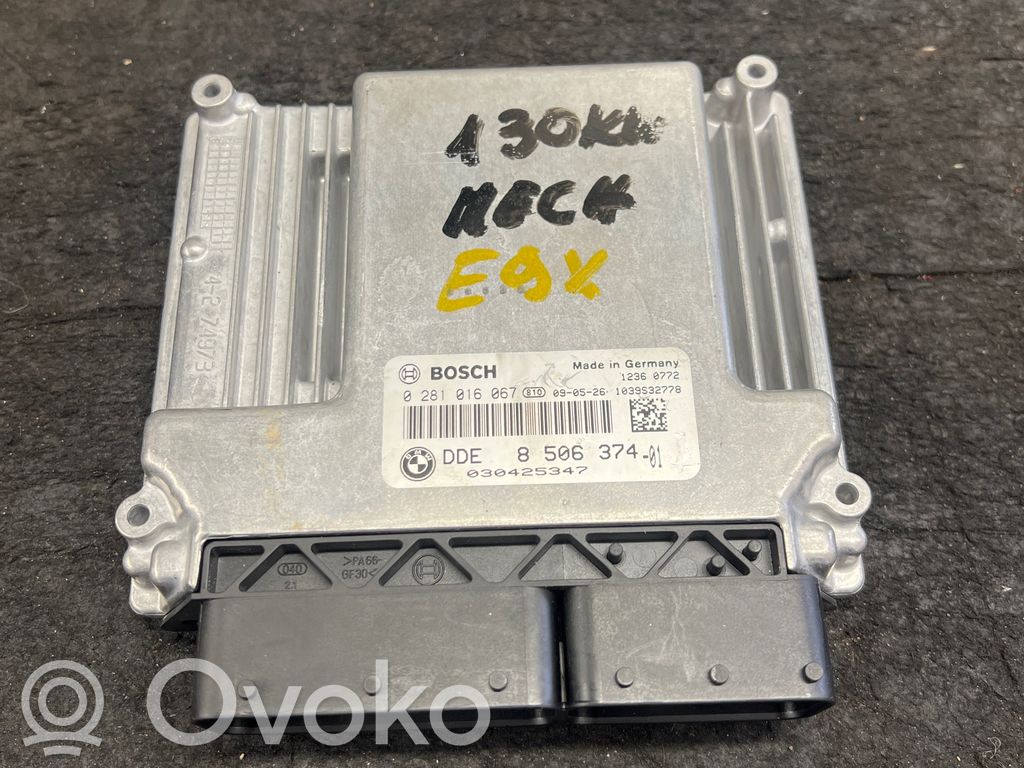 BMW 1 E81 E87 Unitate/modul de control motor 