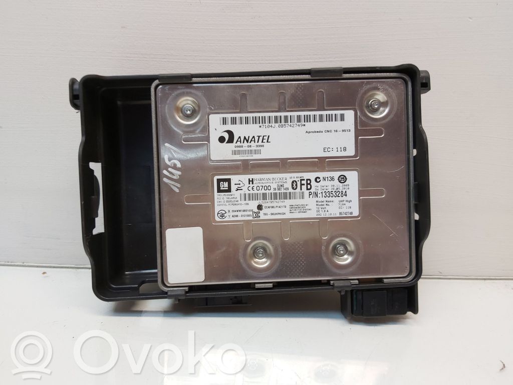 Unidad de control/módulo de bluetooth   13353284