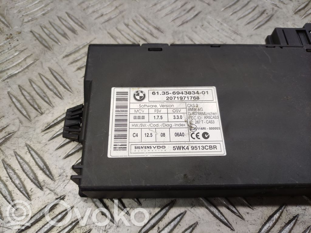 BMW 5 E60 E61 CAS control unit/module 