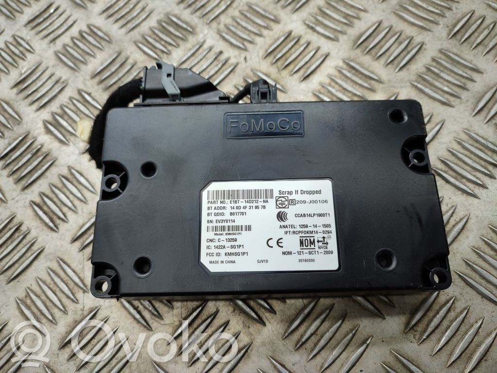 Ford Ecosport Bluetooth control unit module 