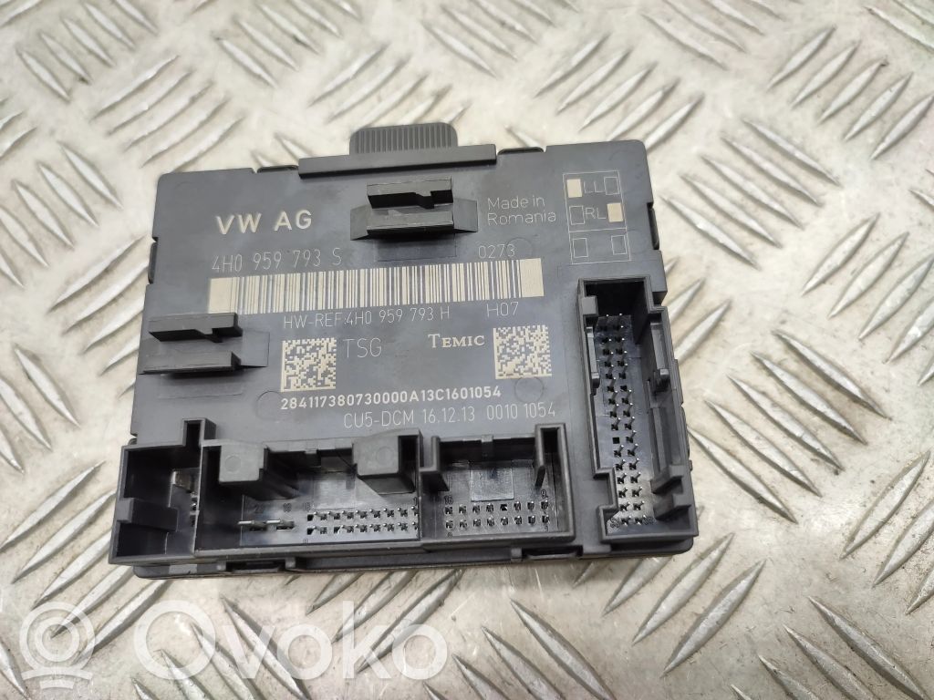 Audi A8 S8 D4 4H Door control unit/module 