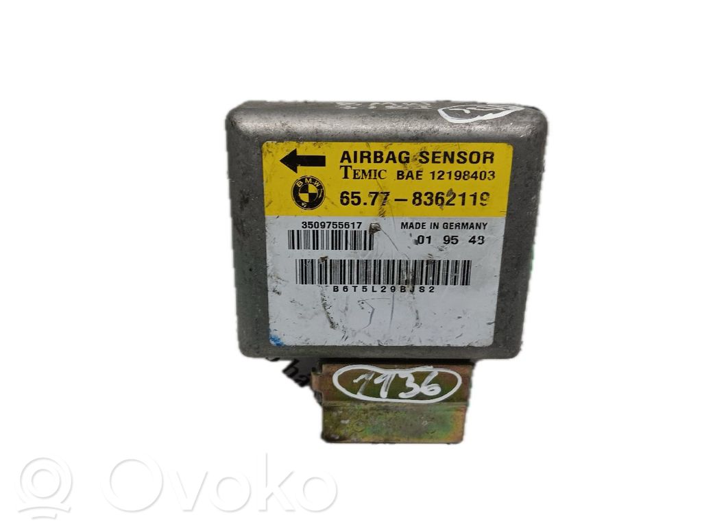 Airbag control unit/module   65778362119